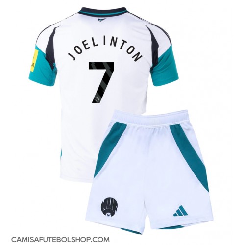 Camisa de time de futebol Newcastle United Joelinton #7 Replicas 3º Equipamento Infantil 2024-25 Manga Curta (+ Calças curtas)